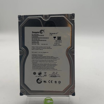 Seagate 3.5'' Barracuda LP 2TB SATA 3 Gb/s HDD 9TN158-301