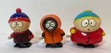 South Park Wind Up Figures Cartman, Stan & Kenny 1998 Vintage