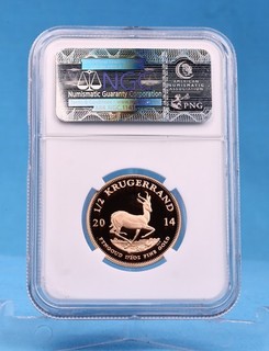 Südafrika Krügerrand 2014 1/2 Oz Gold PF 69 UC First 300 NGC