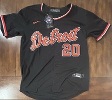 Camiseta deportiva alternativa Detroit Tigers Spencer Torkelson adulto pequeña (negra) nueva con etiquetas