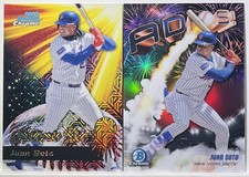 2025 Bowman Chrome Juan Soto Adios! & Meteoric Rise Mojo Refractor Mets