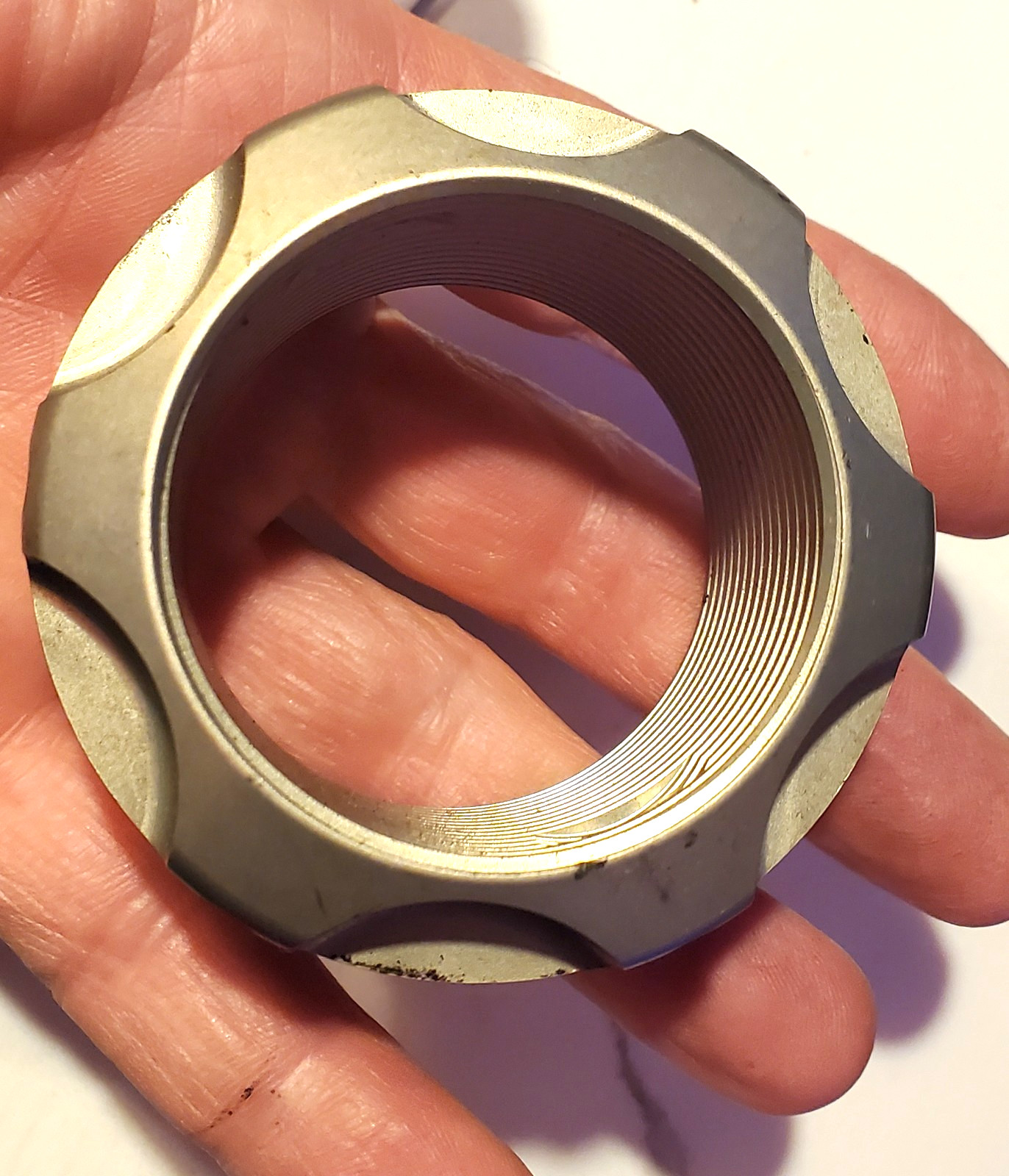 Ferrari F40 Suspension Shock Adjuster Nut w/ Helper Springs & Spherical Bearings