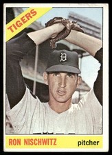 Ron Nischwitz 1966 Topps #38 Detroit Tigers VG