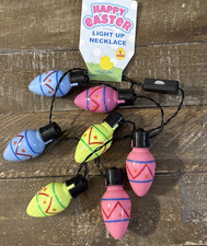 Happy Easter Light Up Easter Necklace-Brand New-SHIPS N 24 HOURS