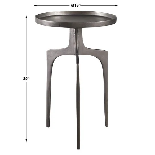 Kenna  - 25 inch Accent Table Accent Furniture Uttermost 25082 - Picture 5 of 6