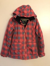 Trespass Coral Pink And Grey Water And Wind proof Insulated Jacket Size UK XS