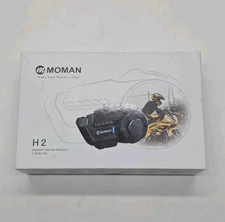 Moman H2E Eagle-Like Motorcycle Helmet Intercom Headset Music Sharing/AI Voice