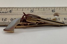 Vintage Anson Novelty Revolver Tie Clip