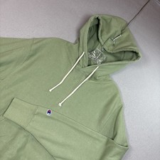 Champion Reverse Weave Men's Sage Pullover Hoodie Logo Pockets Sz S NWT
