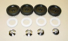 Set of 4 Tonka Tires w/Whitewalls & Hubcaps TKP-039A