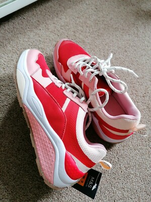 Marks M And S Pink Shoes Trainers Marks And Spencer Girls Shoes