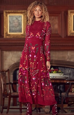 Joe Browns Embroidered Enchanted Forest Woodland Maxi Dress