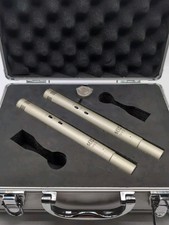 2x Mxl 993 Condenser Recording Microphones & Carrying Case Tested Working