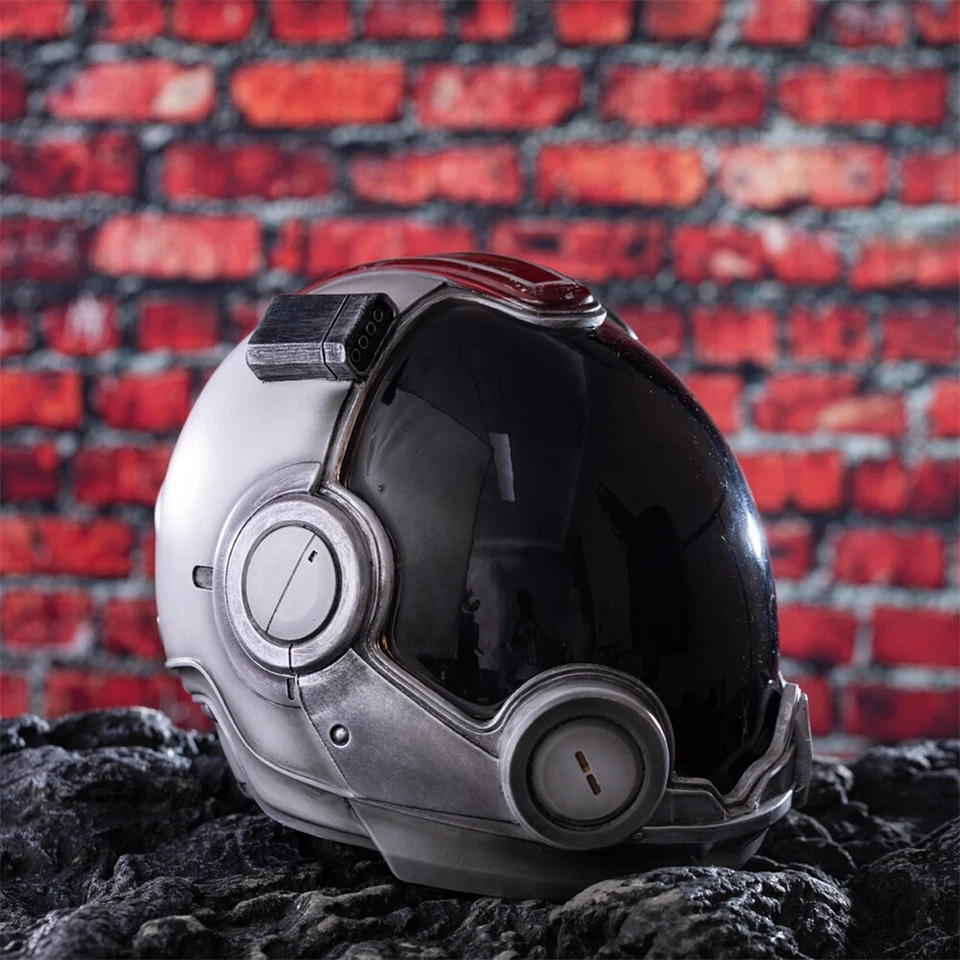 Xcoser Game Starfield Helmet Cosplay Props Resin Collectible Replicas Halloween - Image 3 of 4