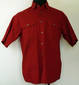 dark red short sleeve shirt