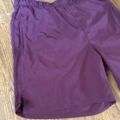 NWT Nike Challenger DV9359-681 Maroon Red 7" Inseam Lined Gym Shorts Men's L - Picture 2 of 15
