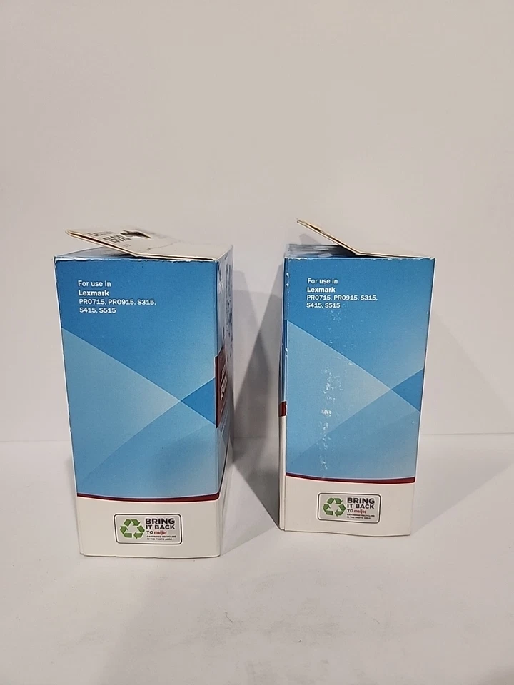 NEW Lexmark 150XL High Yield TriColor Ink Multipack & Black Sealed Meijer Brand - Image 2 of 4