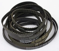 Fourteen (14) New Miscellaneous Size XL-Extra Light Synchronous Timing Belts
