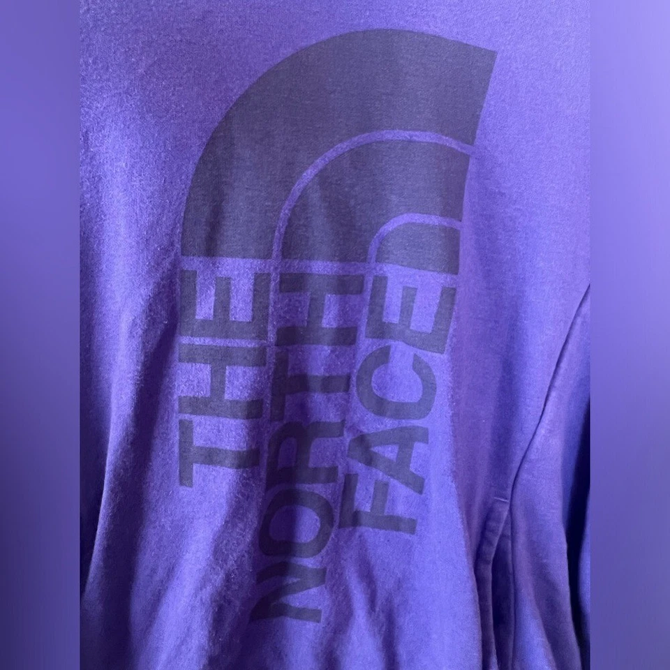 The North Face Half Dome Hoodie Sweatshirt Women M Unisex Pullover Purple Casual - Image 3 of 4