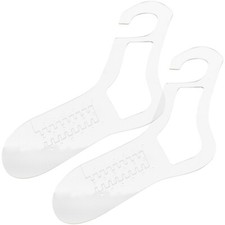 2 Pcs Acrylic Sock Blockers Hand Knit Form Display Crochet Socks Adjustable