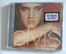 2001 ELVIS THE 50 GREATEST LOVE SONGS 'AS SEEN ON TV' 2 CD SET - FACTORY SEALED