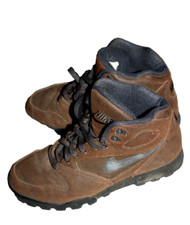 Vintage 90s Nike Caldera ACG Hiking Boots Brown Suede Women's Size 7 940406 IB