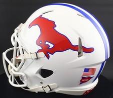 SMU MUSTANGS NCAA Riddell Speed Full Size AUTHENTIC Football Helmet