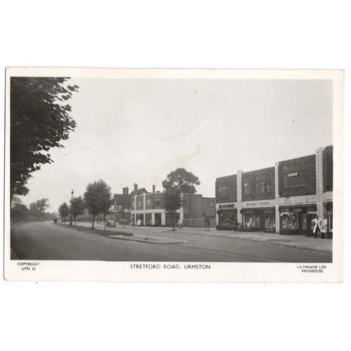URMSTON Manchester Stretford Road RP Postcard, Postmarked 1971 eBay