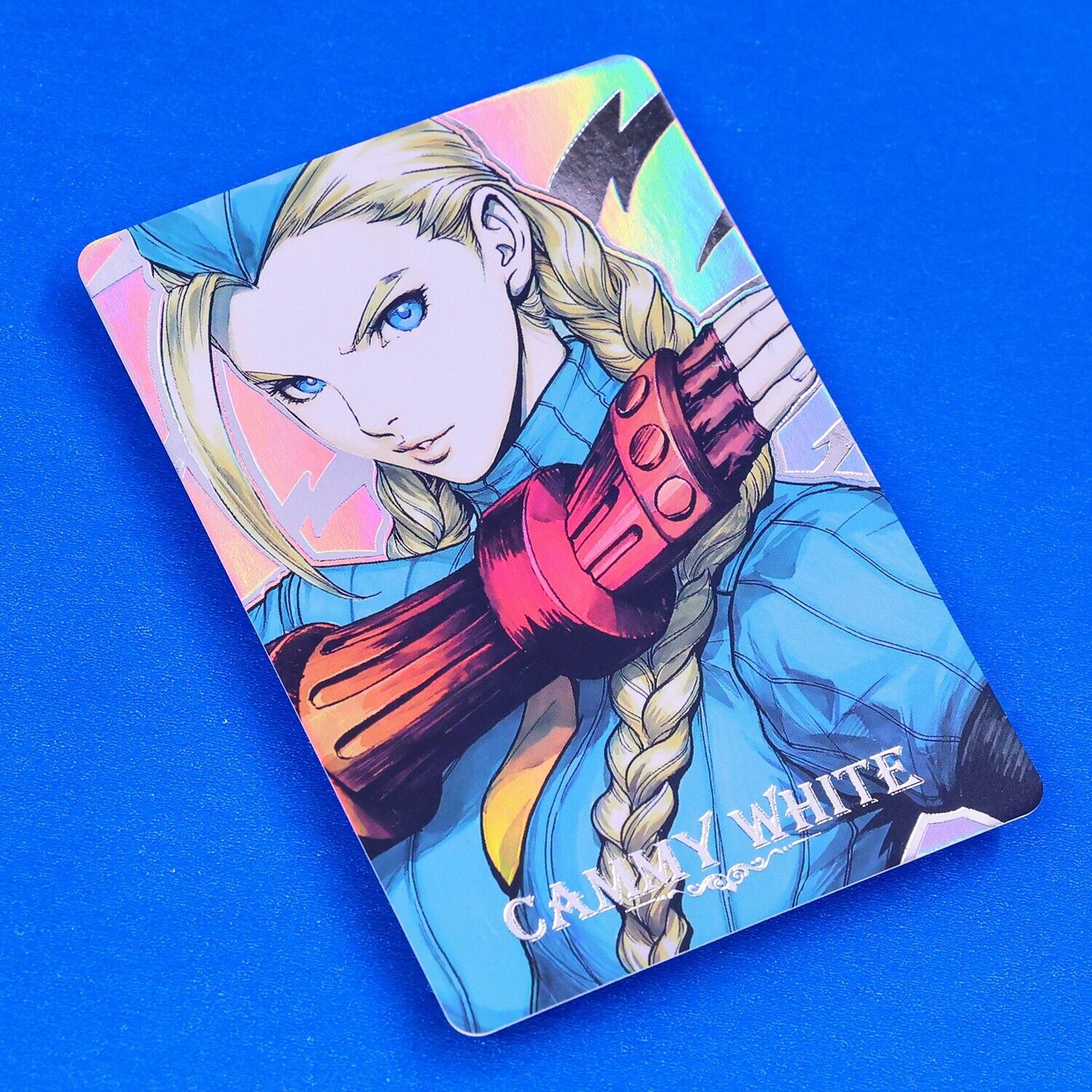 Street Fighter Cammy White Engraved Holo Foil Character Art