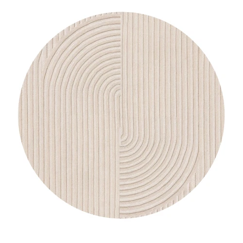 Round Rug, 8 ft Round Rug, Hand Tufted, 9x9, 10x10 Wool Round Carpet, Circle Rug - Image 2 of 4