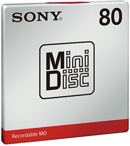 NEW Sony MD Blank Minidisc 80 Minutes Recordable MD MDW80T 10 disk