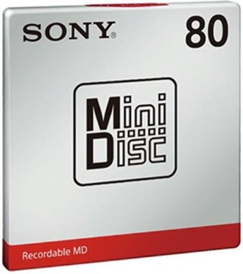 NEW Sony MD Blank Minidisc 80 Minutes Recordable MD MDW80T 10 disk