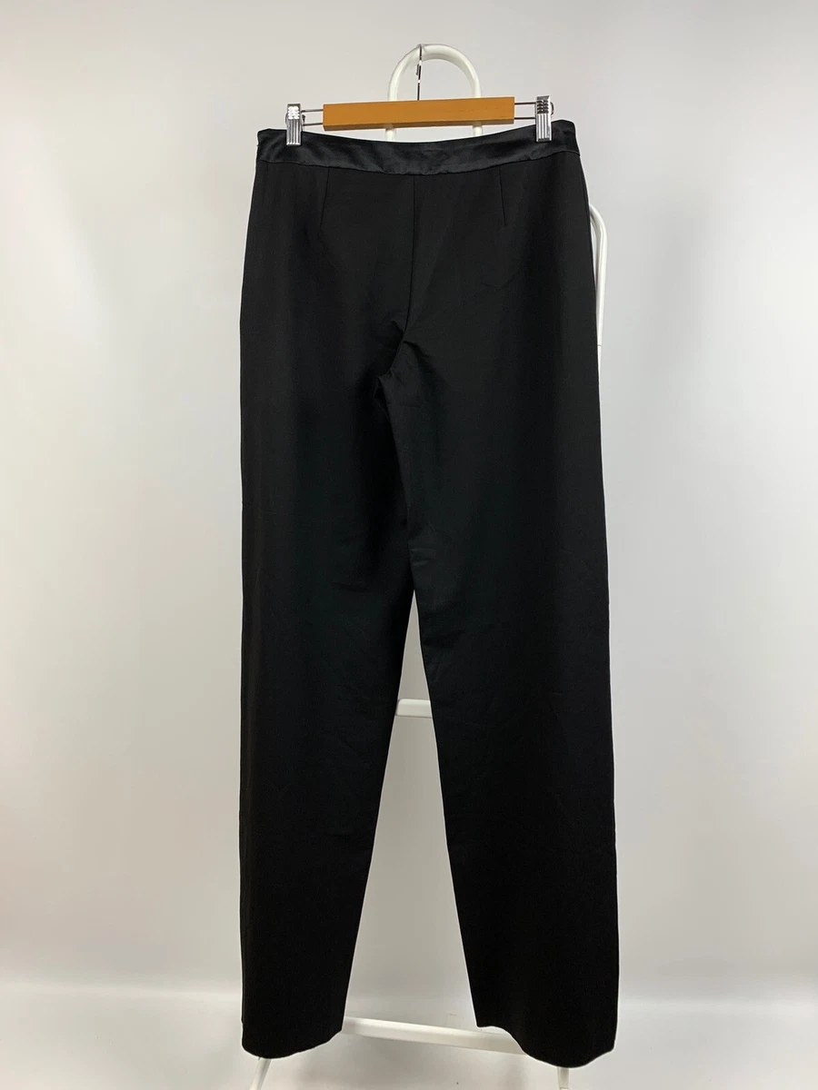 Women s Vintage Chanel Uniform Women s Black Trousers Pants Size