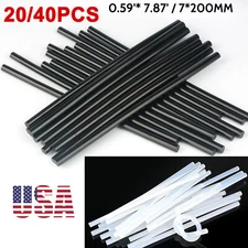 20/40PCS White/Black Glue Stick Dented Hail Repair Tool Paintless Dent Repair