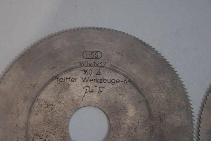 2xRE-BO 160x1x32 160 Z Kreissägeblatt HSS Sägeblatt Metallkreissäge (V136-133-R4 - Bild 4 von 4