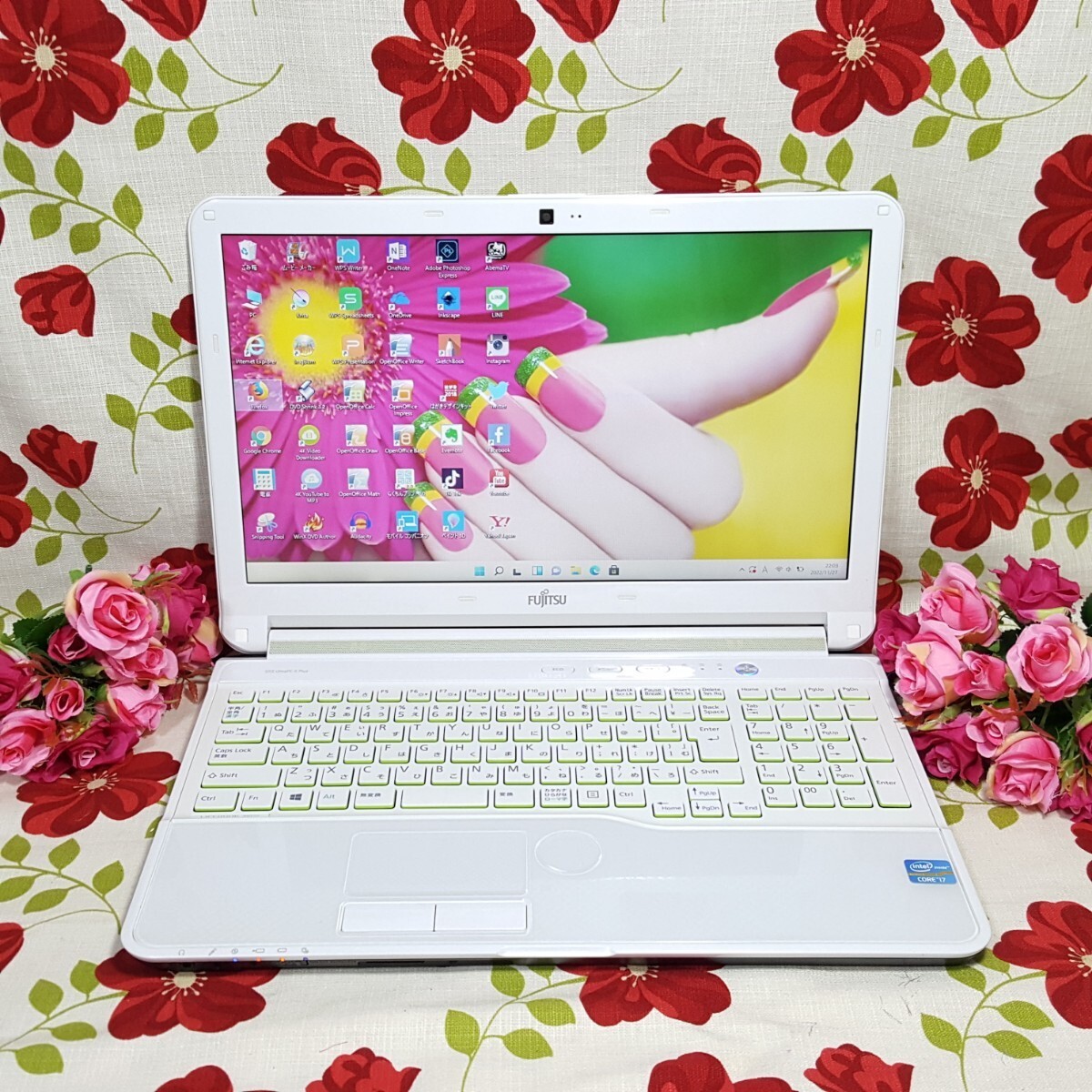New Windows 11/white/Fujitsu/LIFEBOOK/3rd generation Core-i7 New Windows 11/white/Fujitsu/LIFEBOOK/3rd generation Core-i7