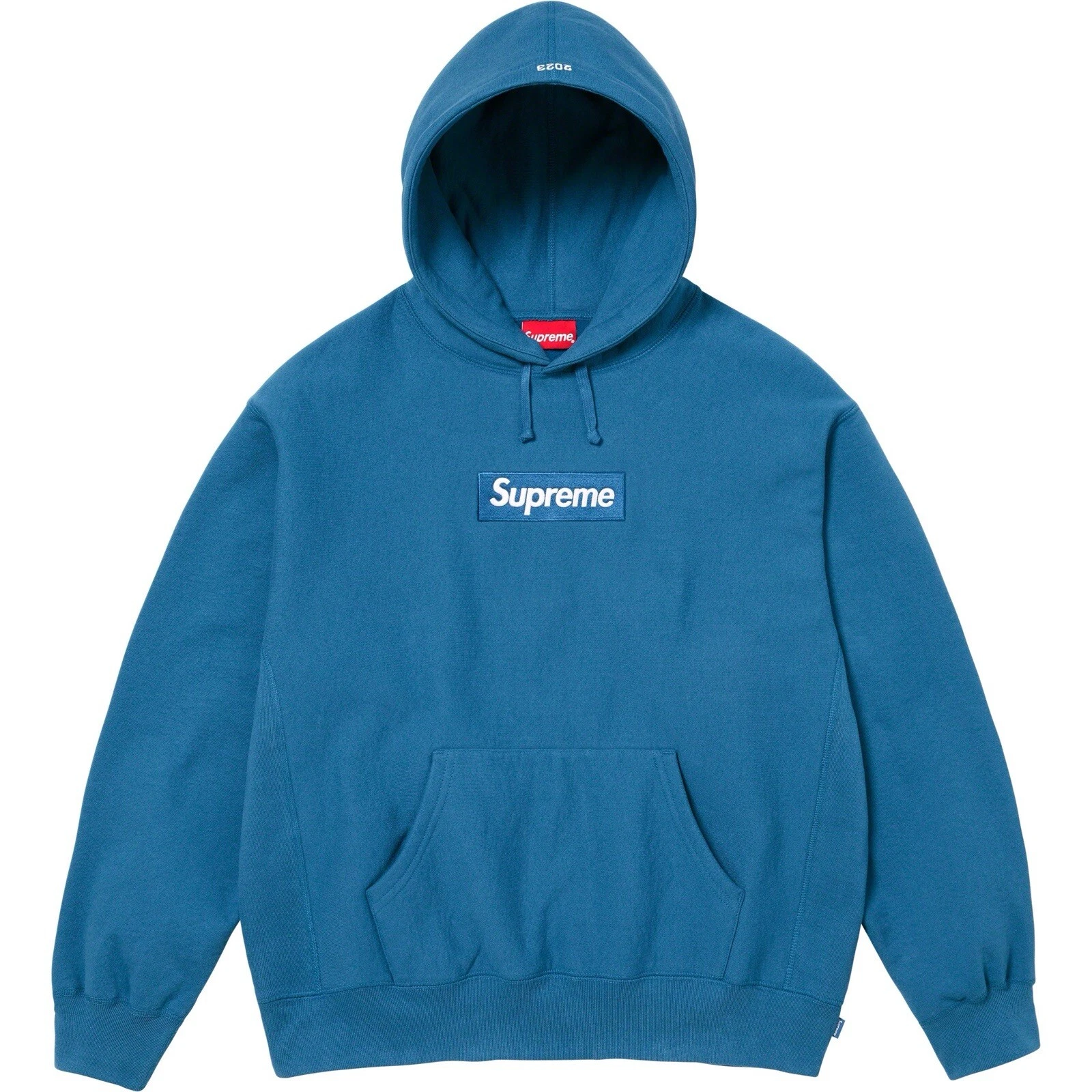 Sweat à capuche Supreme boîte logo bleu FW23 sweat à capuche homme NEUF PETIT