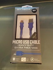 NEW - BYTECH 10 ft Micro USB Cable Heavy Duty...