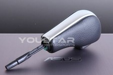 Us Stock Leather Satin Chrome Shift Knob For Bmw E81 E82 E88 E90 E92 E93 E63 E64