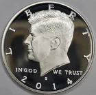 2014 S 90% SILVER GEM PROOF DCAM KENNEDY HALF DOLLAR