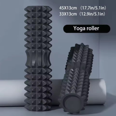 45cm Foam Roller Set for Yoga & Pilates | Muscle Massage Block Gym Fitness Colum