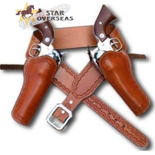 Double Holster Gun Holder - Universal Mount For Handguns Under Desk, In Car, On Wall