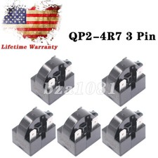 Refrigerator Start Relay PTC QP2-4.7 For Danby Magic Chef Kenmore 4.7 Ohm 3-Pins