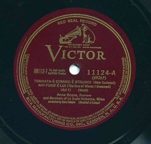 Traviata -E Strano E Stranoi/ Ahsii Che Fecii Anna Rozsa 78 RPM | eBay