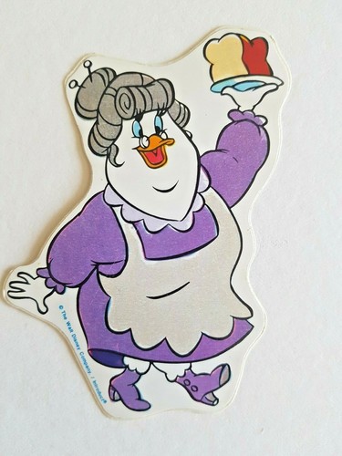 Mrs. Beakley Bentina Beakley Vintage 70's Sticker RARE Donald Duck - 第 1/1 張圖片