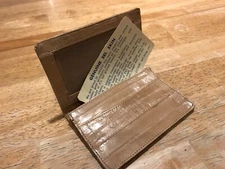 Nice inexpensive wallet of genuine EEL SKIN, Bifold, Credit Card, ID, light duty
