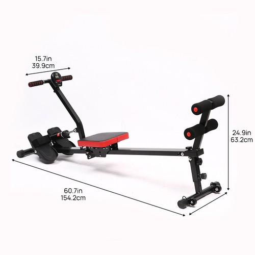 Rowing Machine Rower Resistance Exercise Fitness Gym Home Cardio AU - Picture 2 of 13
