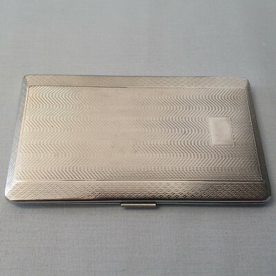 VINTAGE CHROME PLATED HAR-BRO CIGARETTE CASE