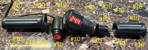 Razor Quad Dirt REVERSE 24 to 36Volt Throttle & Controller Dirt Quad 500 36 volt - Picture 11 of 11