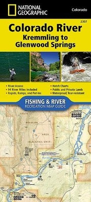 Nat Geo Maps Colorado River, Kremmling to Glenwood Springs Map (Map)